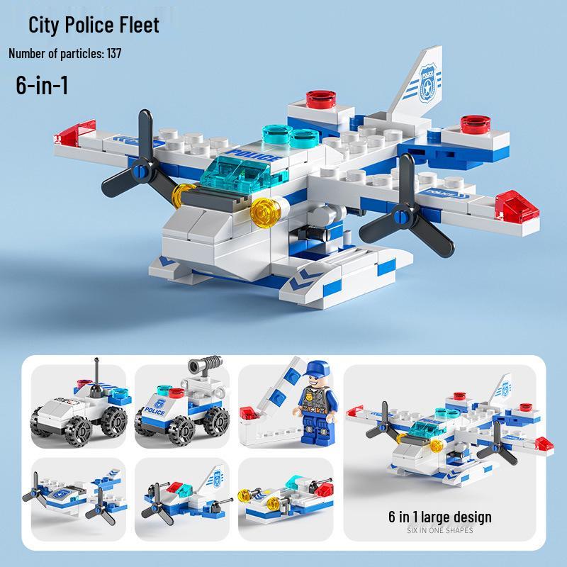 Military & Emergency Vehicles Building Blocks - Compatible with Lego, Educational & Transformable for Kids.