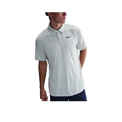 Dri-Fit Удобная Мягкая Модная Универсальная Футболка-Поло с Коротким Рукавом Мужские топы Светло-Голубой FZ7530-110