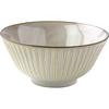 Minoru Pottery Mino Ware Kiln-Changed Sendan 140 Rice Bowl, White