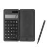 Solar Calculator with LCD Writing Tablet Portable Foldable Desktop Calculator for Office Study Room