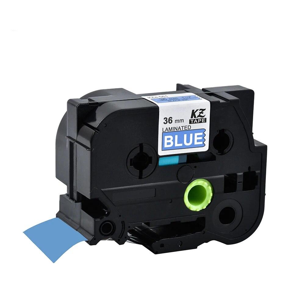 Yance TZe-261 36mm Laminated Tape TZ161 Tze 261 461 TZE-661 Ribbon Compatible Brother for Label Maker Printer PTP710 Labeler