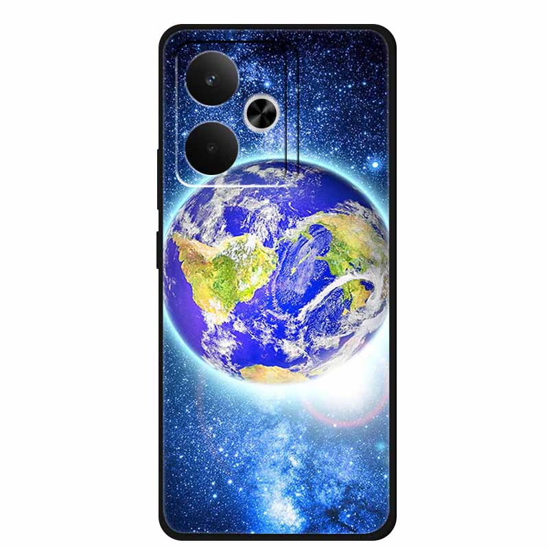 Для телефона Realme GT 7 T 7T Чехол Модные Фото Черный Силикон Мягкая Задняя Крышка Чехол Для Realme GT 7T GT7 7 T Чехол GT7T Coque Capa
