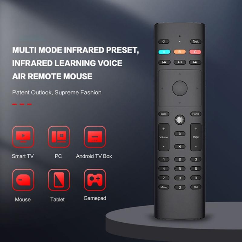 Профессиональная воздушная мышь-пульт Strqua G40S, 6-осевой гироскоп, ИК-обучение, воздушный пульт для Android TV Box, IPTV, ПК, планшета