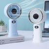 USB Rechargeable Mini Fan High Wind Speed Portable Fan Strong Soft Wind Personal Fan  Desktop Use