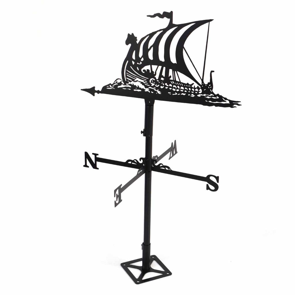 Stainless Steel Weather Vane Retro Farm Scene Garden Stake Weathervane Professional Measuring Tools