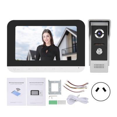 Видеодомофон 7 дюймов TFT LCD Интерком Домофон Проводной Wi-Fi Дистанционное управление Разблокировка Монитор
