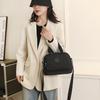 Small Handbag Women's Nylon Shoulder Bag Solid Color Crossbody Bag Small Square Bag Multi-Layer Bag