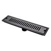 Rectangular Floor Drain 304 Stainless Steel Shower Drain Modern Linear Shower Drain  Pool Area