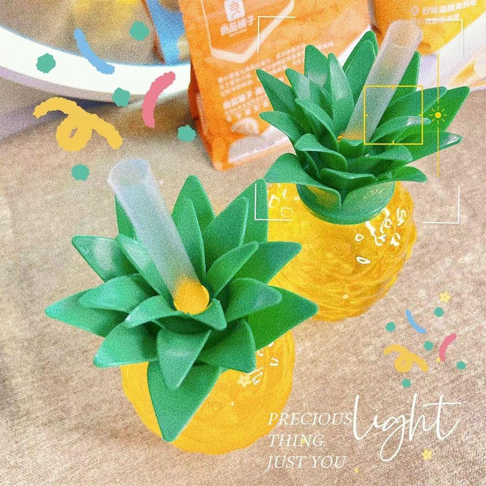 Бутылка для воды с мультяшными фруктами, арбузом и лимоном, посуда для питья, креативная летняя чашка с соломинкой