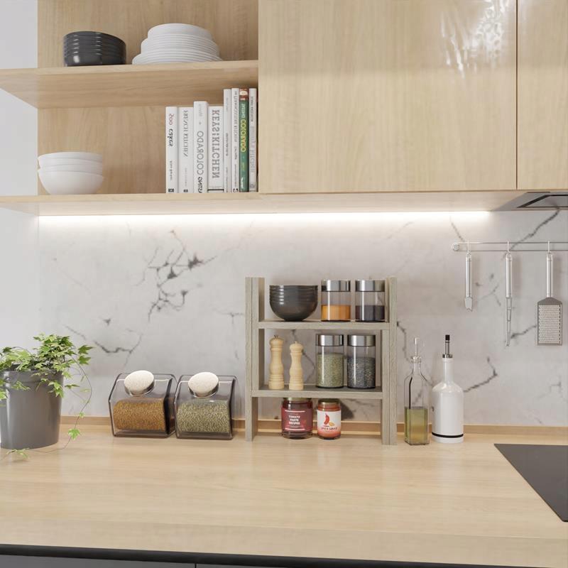 Ex3 Standing Kitchen Shelf, Sonoma Oak, Cabinet, Shelf