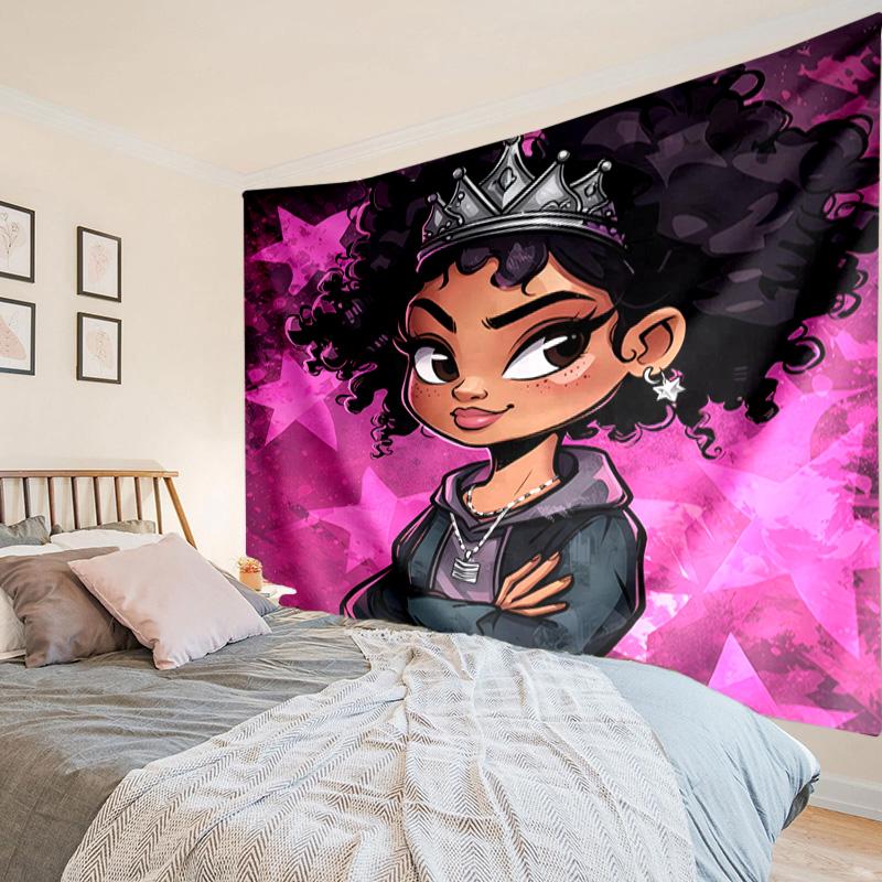 Royal Butterfly Princess Dreams Tapestry, Unique Design Tapestry, Wall Decor for Bedroom,Livingroom, Playroom,Heartwarming Fan Holiday Gifts