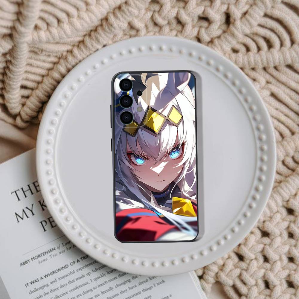 Чехол для телефона Uma Musume Pretty Derby для Samsung Galaxy A73,30,32,72,51,53,52,71,22,5G,Note,J7,8,9 Мягкий черный чехол