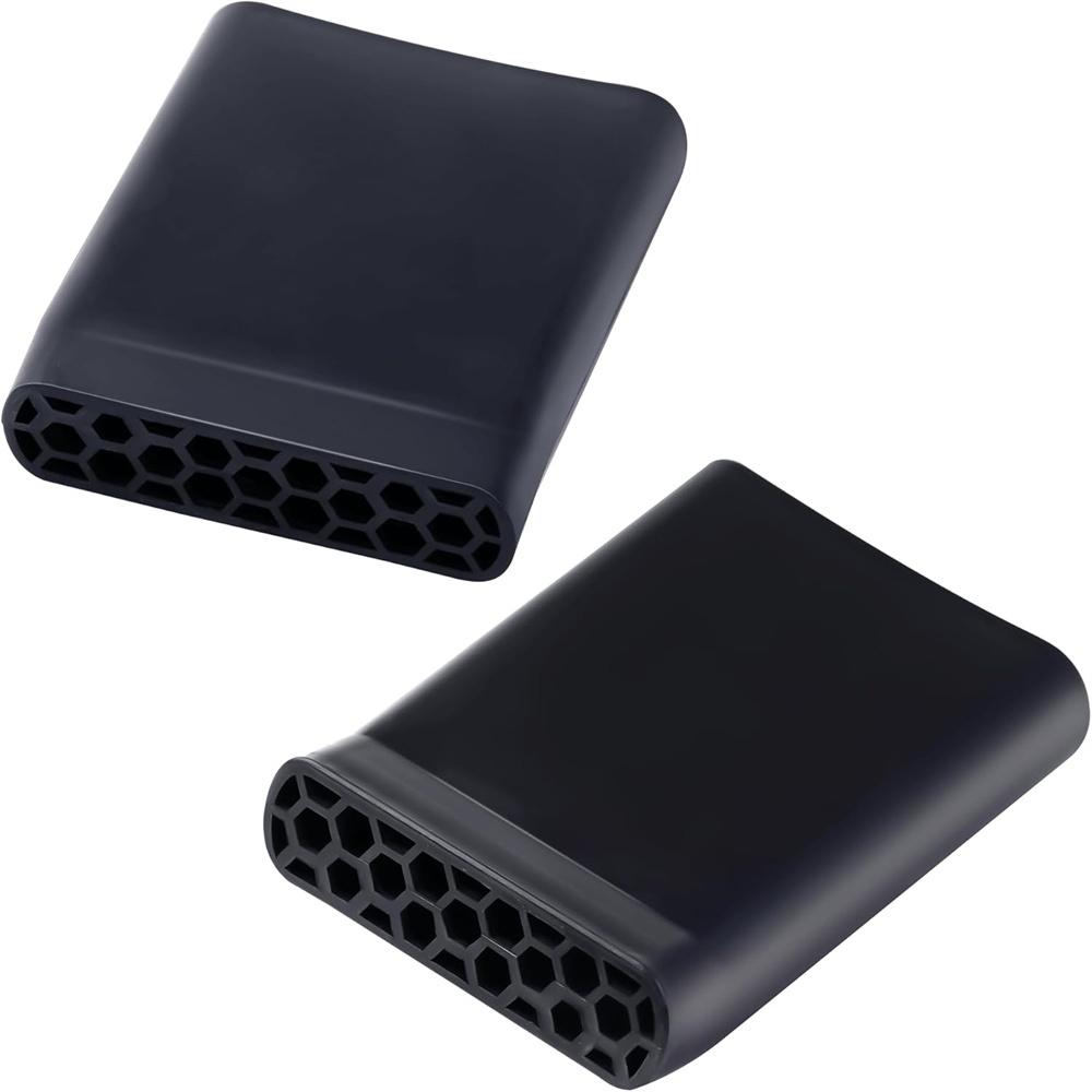 2Pcs Rear Floor Vent Air Deflector For 22-24 Ford F150 F-150 Lightning & Raptor