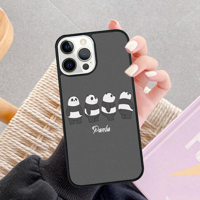 Милый Мультяшный Чехол-Панда для Apple iPhone 17 Air Pro Max Plus Coque Для iPhone 17 Air 14 15 16 13 12 Max Чехол