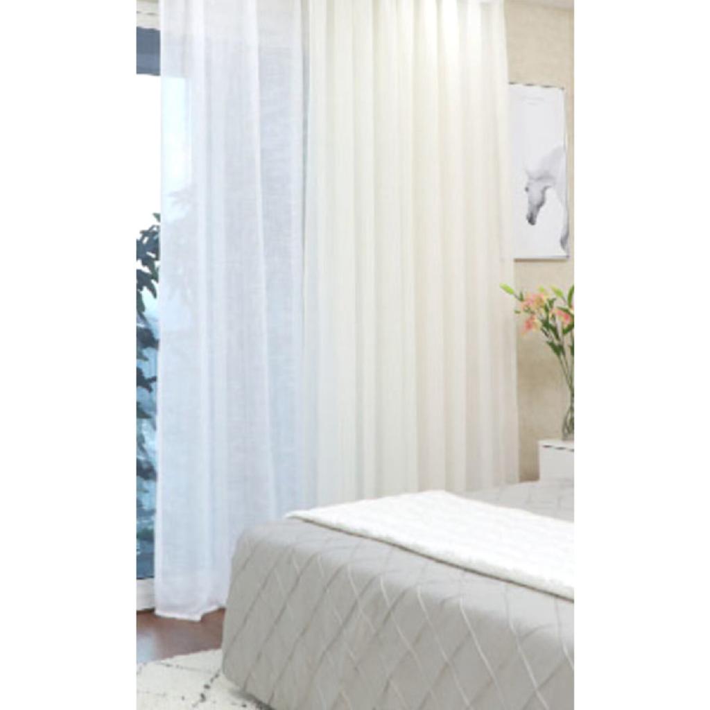 Серая тюлевая занавеска (1x2 широкий ворс)