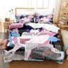 Комплект постельного белья Happy Sugar Life Single Twin Full Queen King Size, комплект постельного белья Aldult Kid Bedroom Duvetcover Set, простыня в стиле аниме