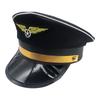 Costume Prop Pilot Hat Airline Theme Uniform Pilot Cap Easy To Wear Air Force Cap  Halloween