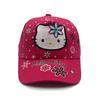 Kt Cat Cartoon Baseball Cap With Breathable Cotton And Windproof Features