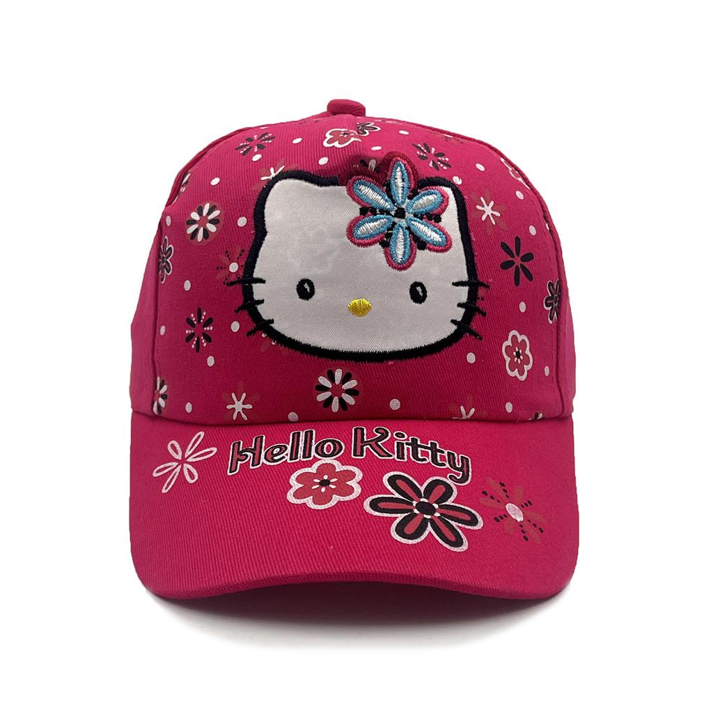 Kt Cat Cartoon Baseball Cap With Breathable Cotton And Windproof Features