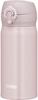 Термос JNL-355 BEP Бутылка для воды, переносная кружка с вакуумной изоляцией, 0,35 л; Бежевый розовый, легко чистить и легко чистить, легкий тип, открывается одним нажатием