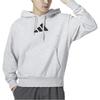 Adidas Повседневная мужская толстовка с капюшоном и принтом сзади, серая IS7104
