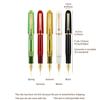 Jinhao 9013 Fountain Pen Four Seasons Color Transparent Barrel Portable Clip Heartbeat F Nib for Office Signature School