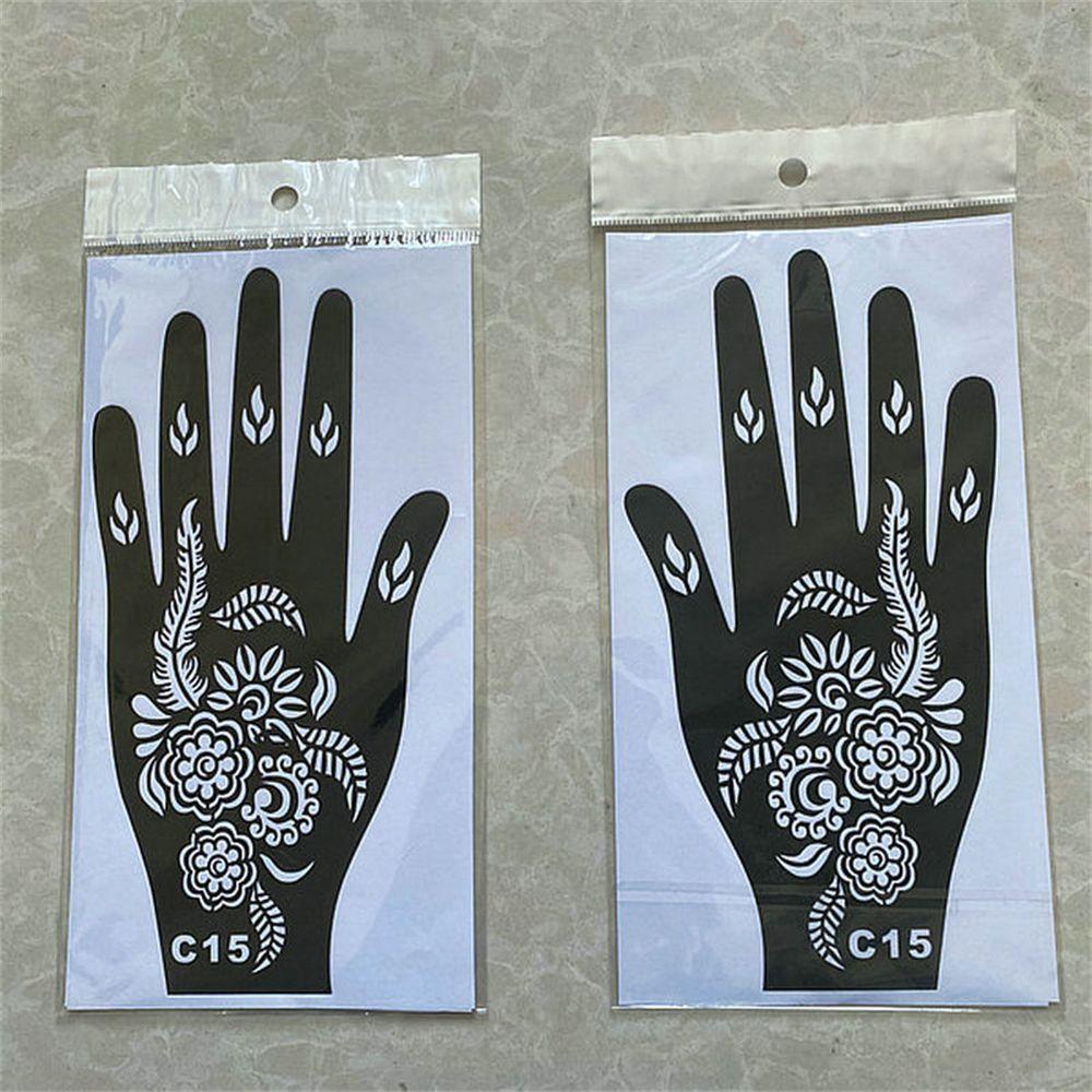 Painting Hollow Drawing Airbrush Body Art Template Temporary Decal Tattoo Stencils India Henna Kit