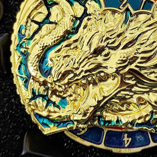 Драконья рулетка кости Fidget Spinner прочный цинковый сплав 7-в-1 винтажный дракон вращающийся кончик пальца гироскоп металлические кости реквизит для ролевых игр RPG