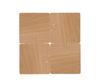 Black Walnut Tea Coaster Insulation Pad Wooden Coaster Tea Mat Creative Puzzle Anti-scalding Insulation Pad Tea Cup Coffee Mat