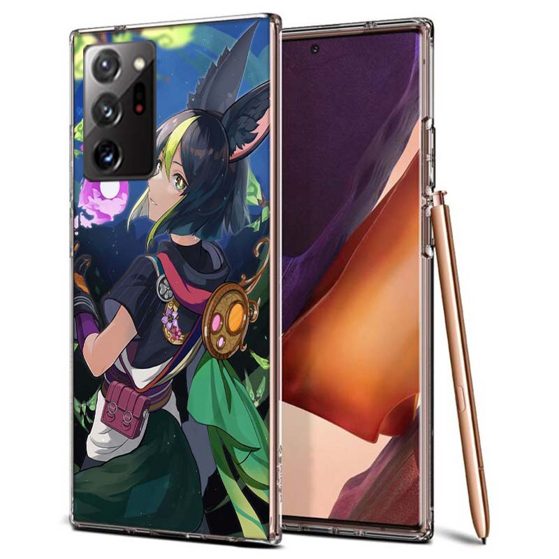 Чехол для телефона Genshin Impact Тигнари для Samsung A55 A35 A25 A15 A07 A05S A16 A17 A26 A36 A37 A56 A57 Galaxy Note 20 10 A50S A71 A