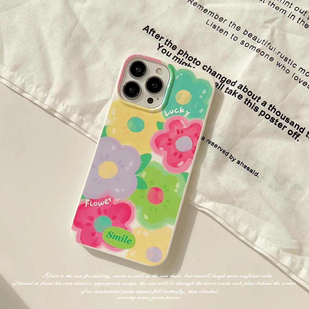 Красочный чехол для телефона с масляной живописью и цветами для iPhone 17 iPhone 17 Pro Max