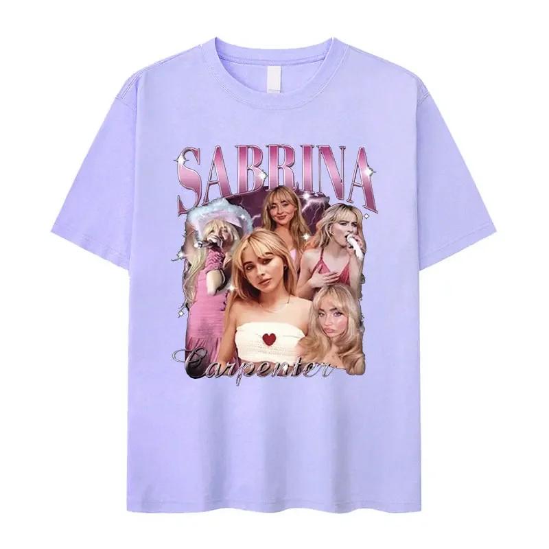 Футболки с графическим принтом музыкального тура Сабрины Карпентер 90-х годов, унисекс, женская ретро-футболка высокого качества, модная футболка, 100% хлопок, свободная футболка