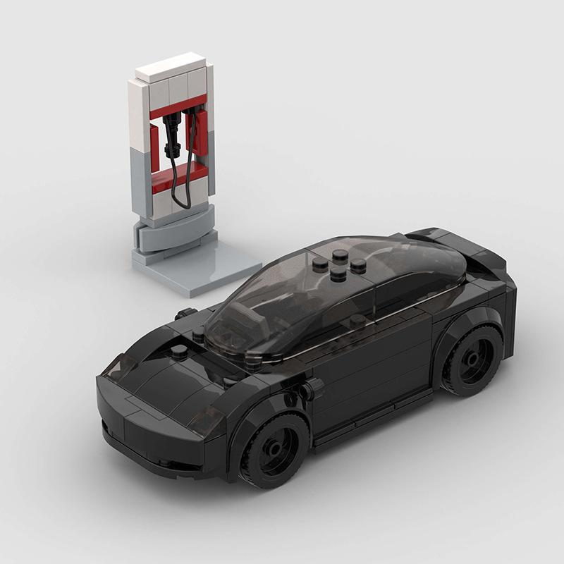 Технический Автомобиль MOC Гоночный Автомобиль Ралли Скорость Строительные Блоки Кирпичи Городской Транспорт Ретро Украшение Суперкар Игрушки Для Детей Взрослых Подарки