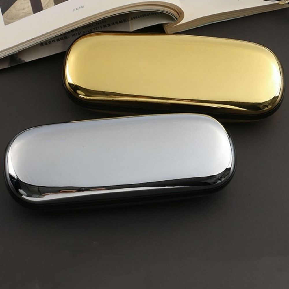 Мода Женщины Металлическая Коробка для Миопии Футляр для Очков Коробка для Очков Футляр для Очков