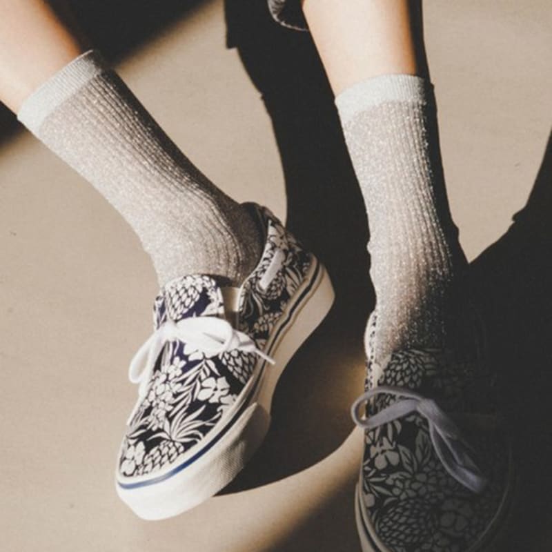 biarritz socks [3set] La La Land pearl see-through socks 7 colors