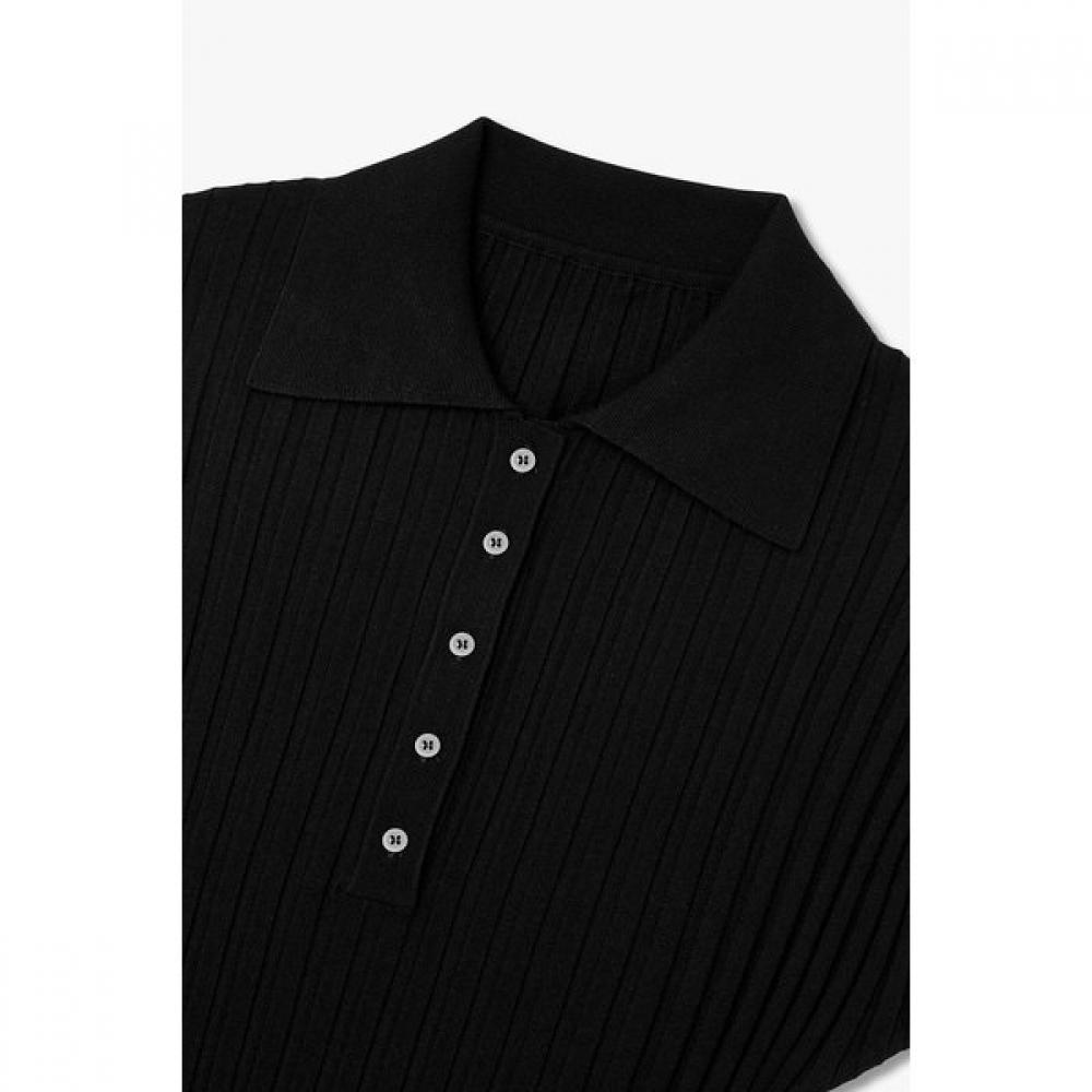 Vov Ribbed Knit Pullover Collar Neck 7156250004