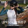 NUCKILY Womens Long Sleeve Cycling Jersey Breathable Slim Fit UV Protection Road Bike Top