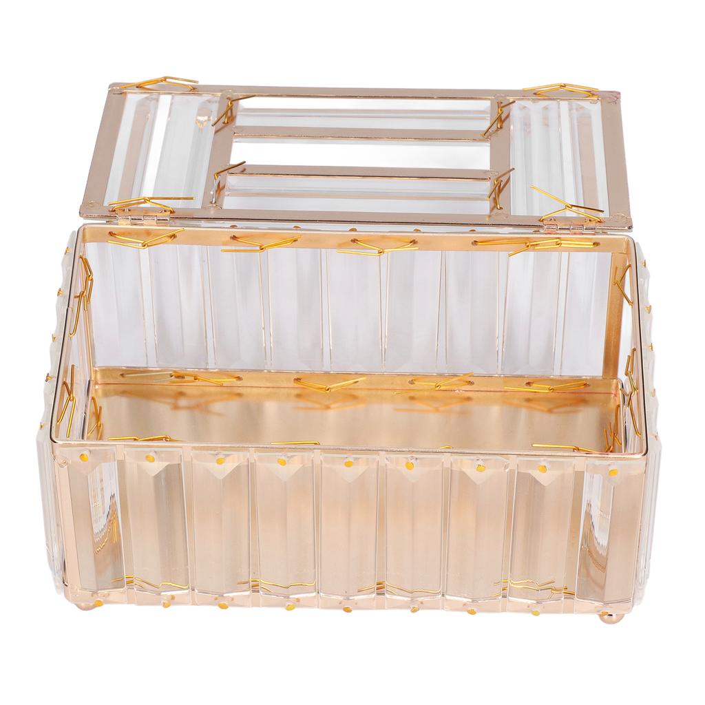 Коробка для салфеток Процесс позолоты Тонкая работа Простая мода Многоцелевое хранение салфеток