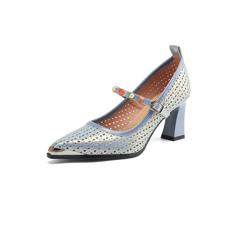 Fashion Women's High Heels Fashion Hollow Out Pumps Sexy Elegant Spring Summer Party Shoes Woman Female Wedding Shoes Pumps Women Heels