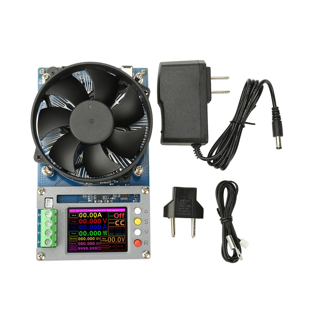 111W Constant Current Electronic Load Discharge Battery Capacity Tester Meter for Electrical Tool
