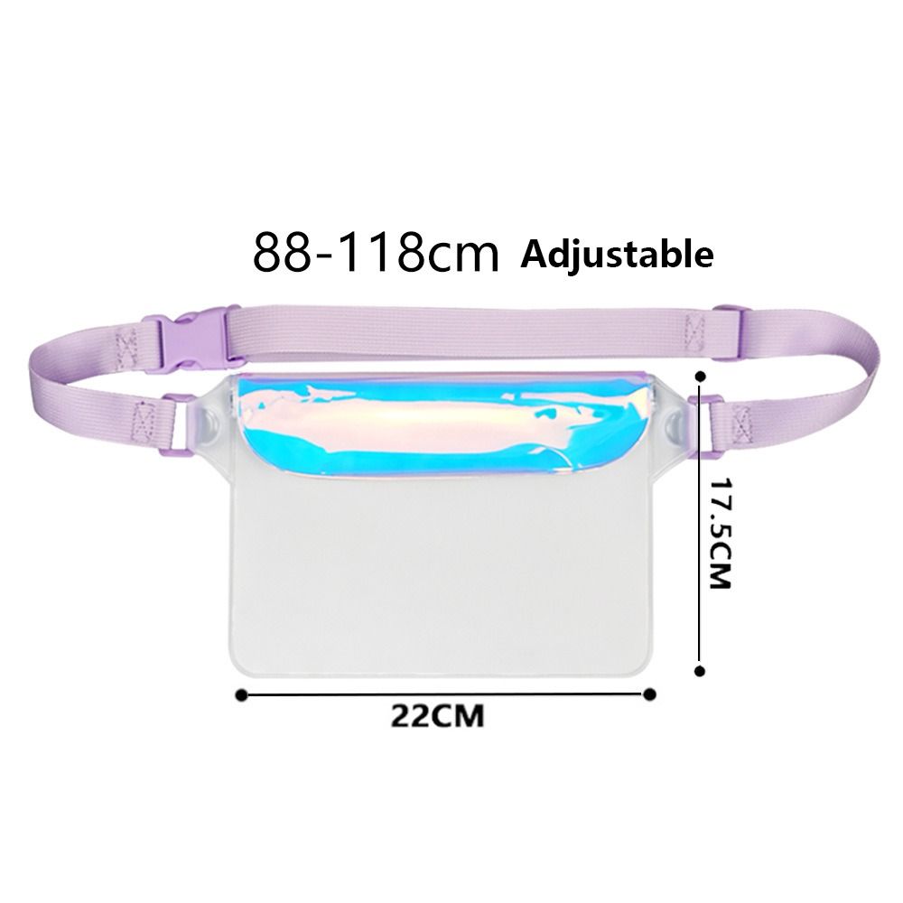 Прозрачная водонепроницаемая поясная сумка ПВХ с сенсорным экраном Сумка для хранения Новая сумка для плавания для мобильного телефона Рафтинг