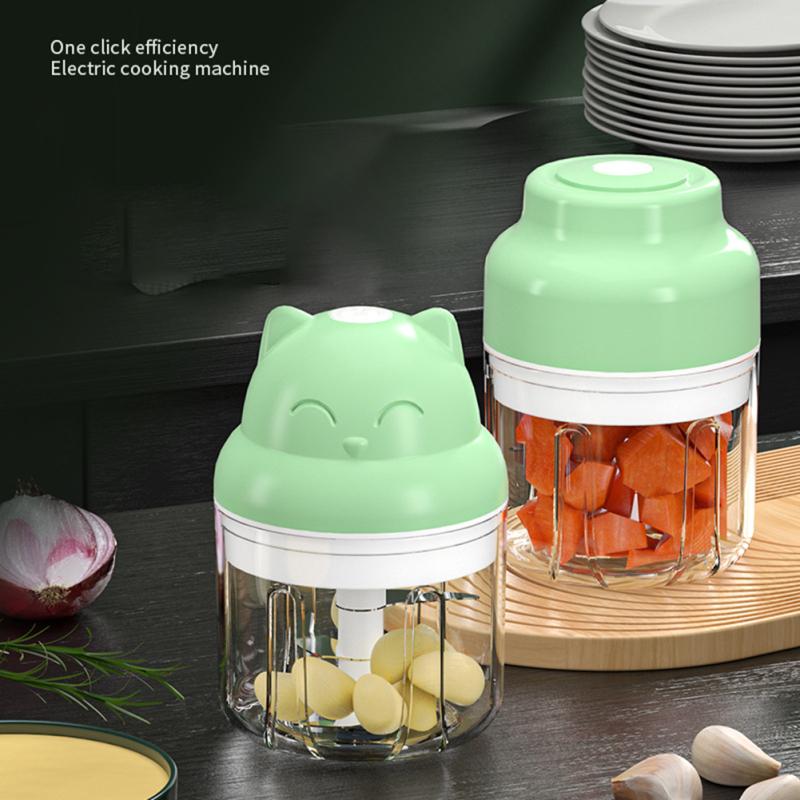 Мини-электрический пресс для чеснока, 250 мл, портативная беспроводная шлифовальная машина, измельчитель еды