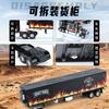 1:24 Peterbilt 389 Седельный Тягач Полуприцеп Сплав Металл Литье под Давлением Модель Автомобиля Высокая Симуляция Домашние Модные Украшения Коллекционная Игрушка
