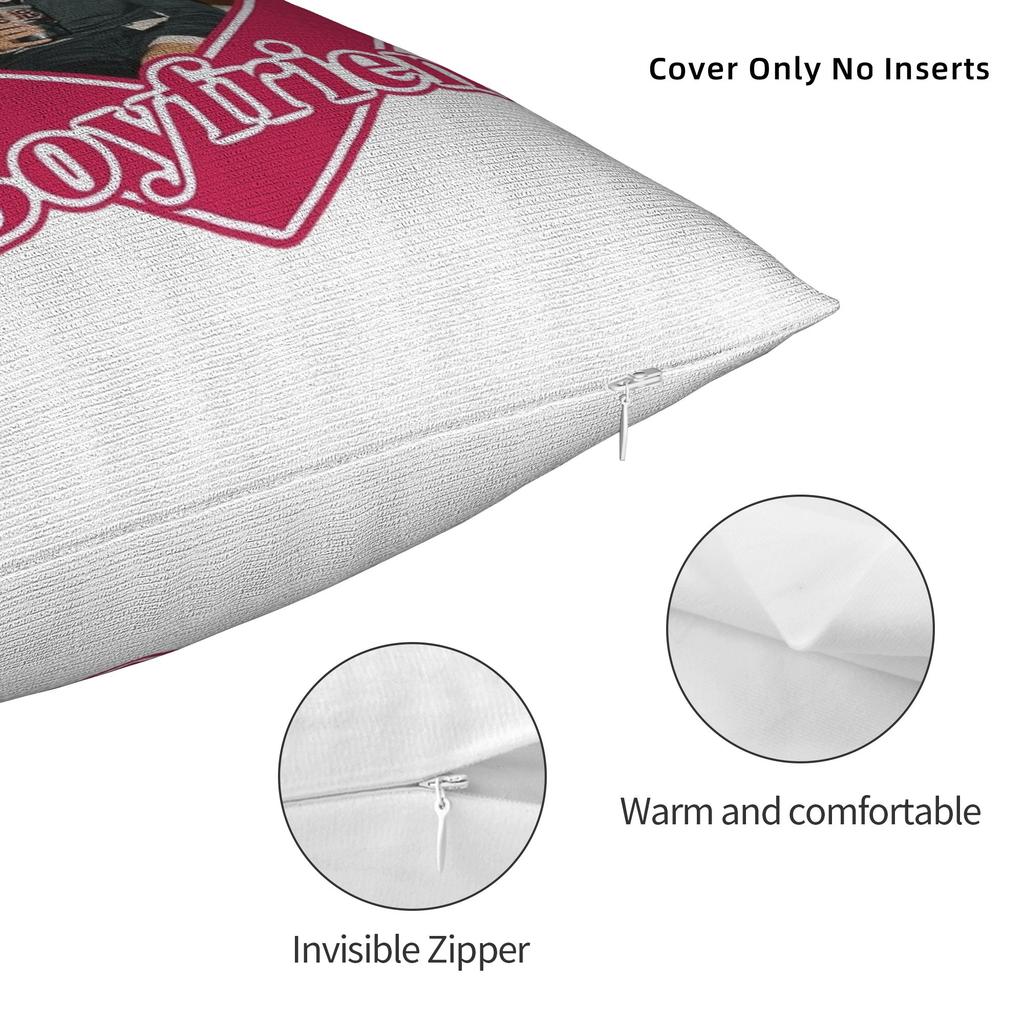 Harrys Styles Pillowcase Double-Sided Printing Fabric Cushion Cover Decor Throw Pillow Case Cover Home Dropshipping 40*40Cm