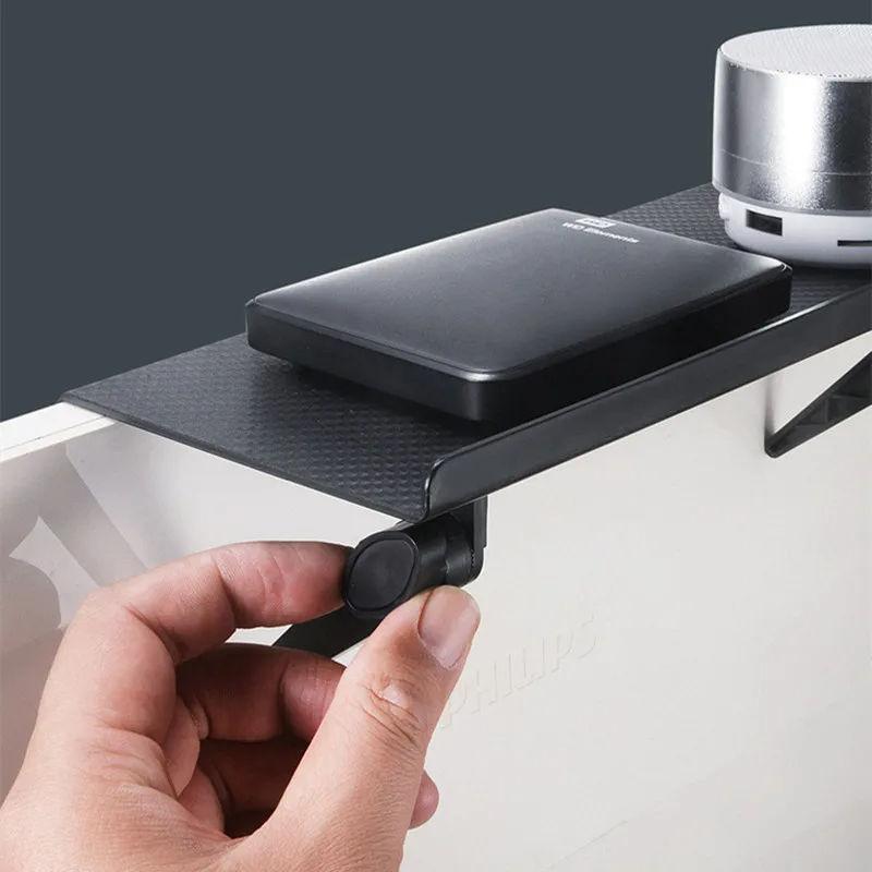 Верхняя полка для хранения экрана телевизора, регулируемая стойка для беспроводного маршрутизатора, приставка, без перфорации, кронштейн для хранения инструментов, домашний органайзер