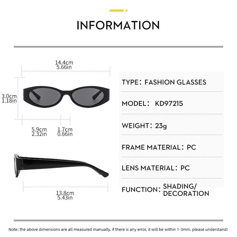 Retro Small Oval Sunglasses for Women Multi Color Options UV400 Resistant Fashion Vintage Sun Glasses for Streetwear Outdoor