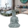 Garden Ornament Sitting Buddha Resin 4x8x12cm Buddha Ornament Sandstone Resin Statue Decor Stone Zen Effect New High Quality