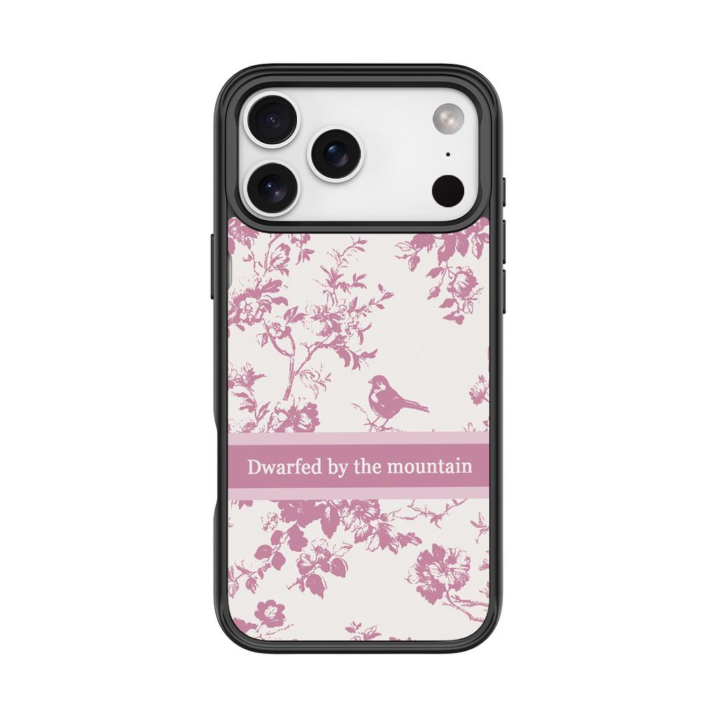 Applicable to Apple 17pro mobile phone case, advanced sense 16 replaceable back plate 15promax magnetic mobile phone case, light purple bird.