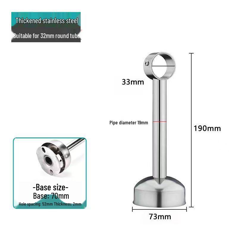 Очень длинный кронштейн для сушки из нержавеющей стали для потолочного крепления.