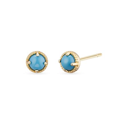 Серьги Dorocy 14K с бирюзой Лорет